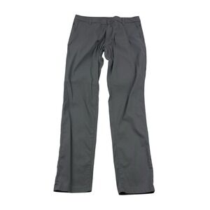 birddogs Gray Chino Pants Men's Size 36x36 Flat Front Stretch Zip Pockets